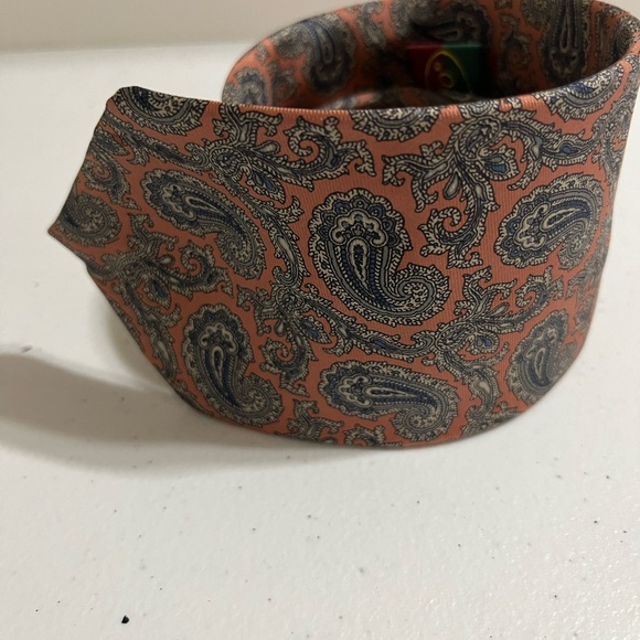 Vintage Paisley Patterned Men's Tie - Picture 1 of 6